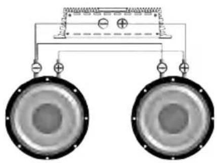 Deaf Bonce Apocalypse DPW-1540 - Serial connection of subwoofers - 1