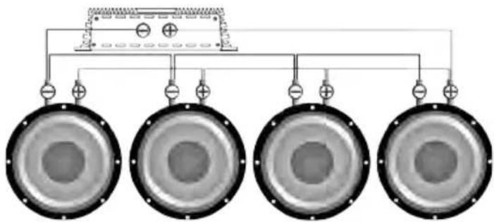 Deaf Bonce Apocalypse DPW-1540 - Mixed connection of the subwoofers - 1