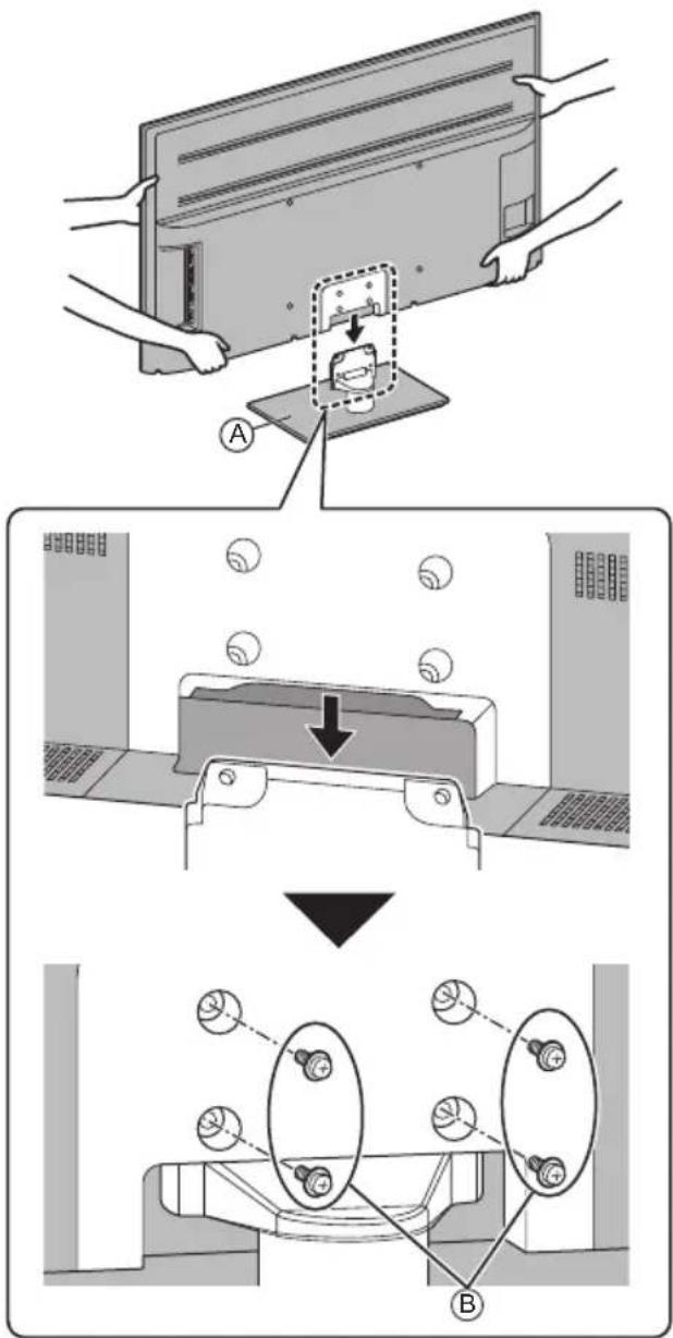 PANASONIC TX-65LXX889 - Сборка подставки - 1
