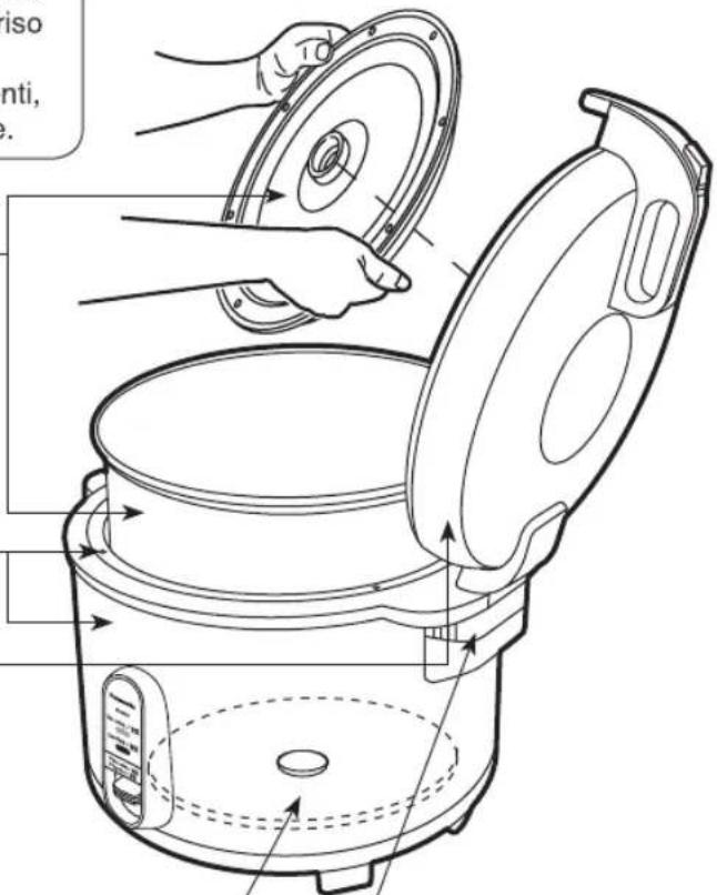 PANASONIC SR-UH36F - Vaschetta raccogli condensa - 1