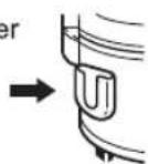 PANASONIC SR-UH36F - Retrait et fixation du support de cuillère - 1