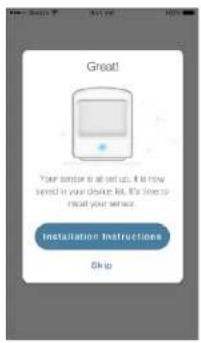Great! Your button is at set up, it is now served in your device. But it's too to recall your service. Installation Instructions Skip