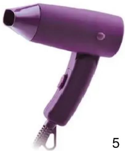 VOX HT-776 - PARTS OF YOUR HAIR DRYER - 1
