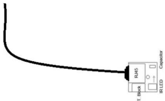 RJ45 T. Block IR LED Capacitor