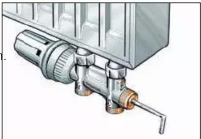 DANFOSS RAX - Absperren und Entleeren der Heizkörper - 1