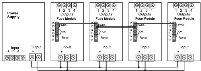 IFM DN0301 - Synchronisation mehrerer Sicherungsmodule (siehe Bilder 4 und 7-D) - 4