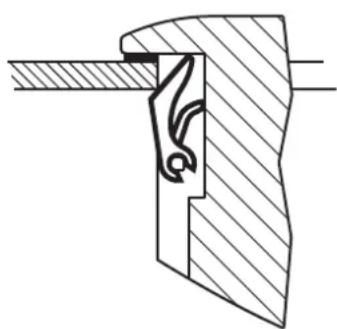 IFM CR1071 - ■Panel mounting with clips (snap-in set EC1452) - 4