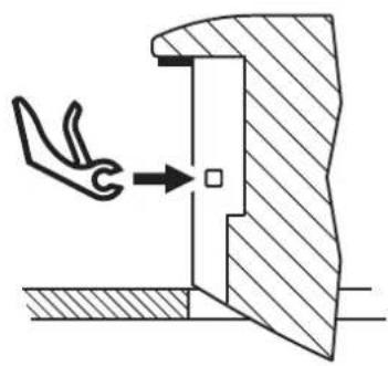 IFM CR1055 - ■Panel mounting with clips (snap-in set EC1452) - 2