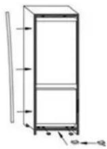 Fulgor Milano FBCD 701 TNF EDBL - Istruzioni di installazione (cerniera a traino) - 4