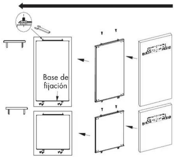 graph TD A["Base de fijación"] --> B["Step 1"] B --> C["Step 2"] C --> D["Step 3"] D --> E["Final Packaging"]