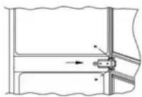 Fulgor Milano FBCD 355 TNF EDBL - Montageanleitung (Schiebescharnier) - 6