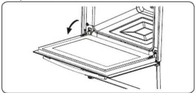 CORBERO CCH559MX - Removal of the Oven Door - 1