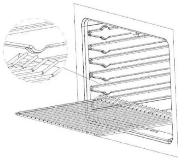 Thor TIH36 - Positioning the shelves - 4