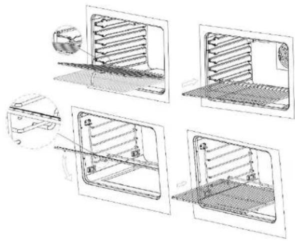 Thor TIH36 - Positioning the shelves - 5
