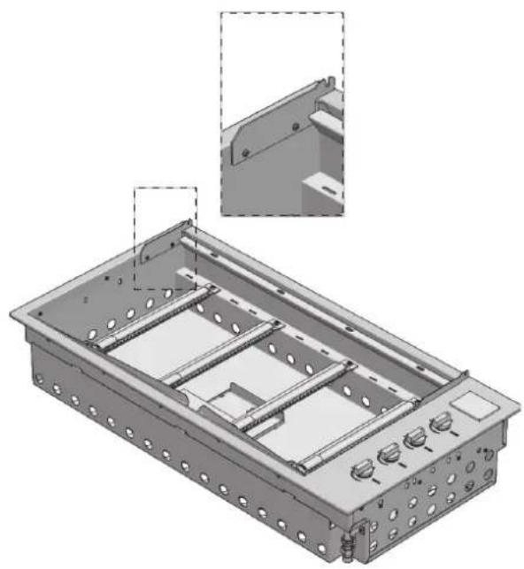 Fulgor Milano FOBQ 601 TY G X - Aplicación de la tapa baja - 2