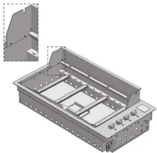 Fulgor Milano FOBQ 601 TY G X - Montage der flachen Abdeckhaube - 4