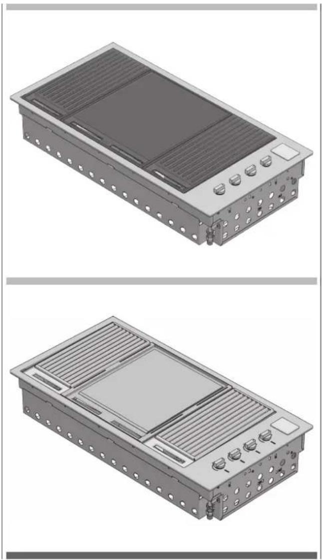 Fulgor Milano FOBQ 601 TY G X - Mod. BBQ 100 cm - 3