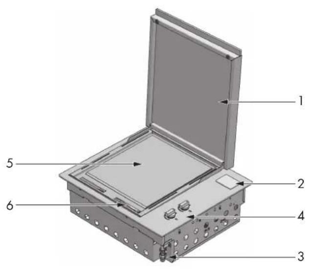 Fulgor Milano FOBQ 601 TY G X - Integrierter BBQ mit Abdeckhaube - 1