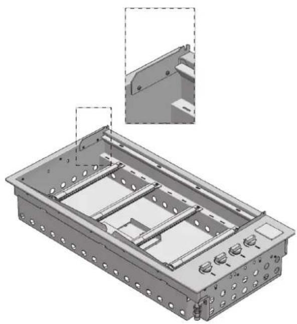 Fulgor Milano FOBQ 803 G X - Aplicación de la tapa baja - 2