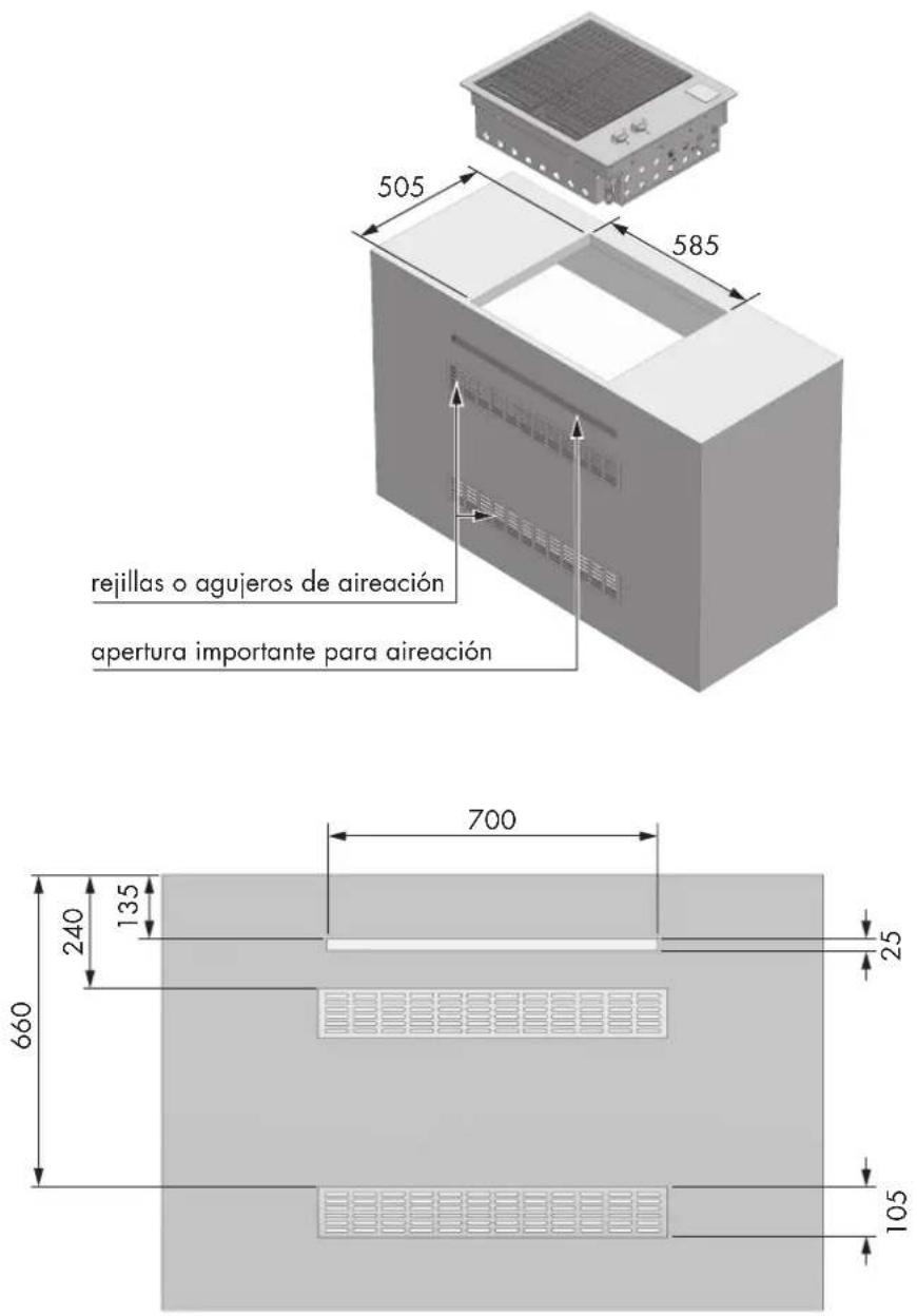Fulgor Milano FOBQ 803 G X - Mod. BBQ 80 cm - 2