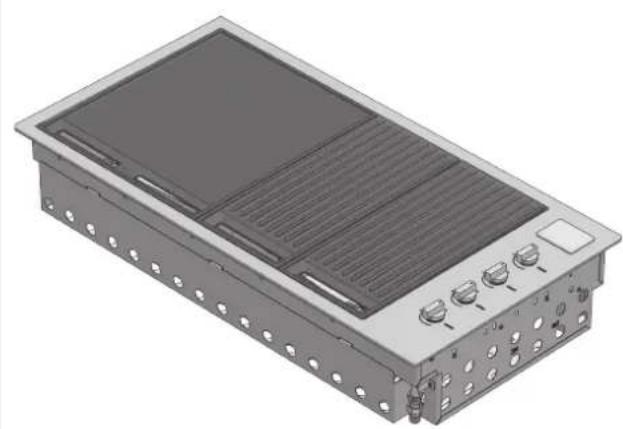 Fulgor Milano FOBQ 803 G X - Mod. BBQ 100 cm - 1
