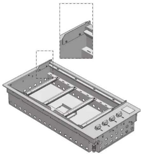 Fulgor Milano FOBQ 803 G X - Montage der flachen Abdeckhaube - 1