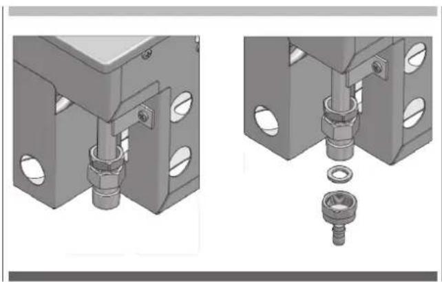 Fulgor Milano FOBQ 803 G X - Starre/halbsteife/metallische Verbindung / Gummischlauch - 2