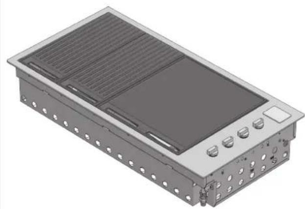 Fulgor Milano FOBQ 602 G X - Mod. BBQ 100 cm - 2