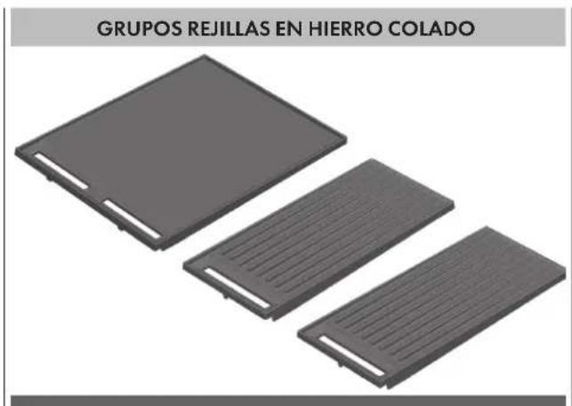 GRUPOS REJILLAS EN HIERRO COLADO