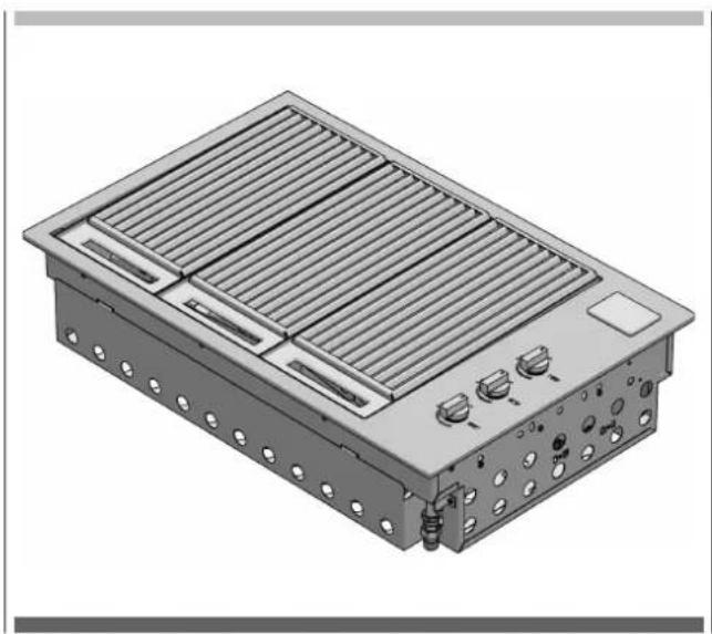 Fulgor Milano FOBQ 602 G X - Mod. BBQ 80 cm - 1