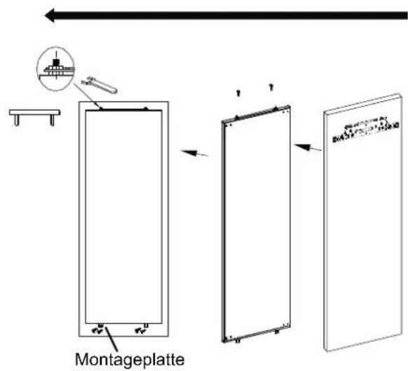 Montageplatte