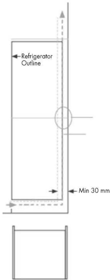 Refrigerator Outline Min 30 mm