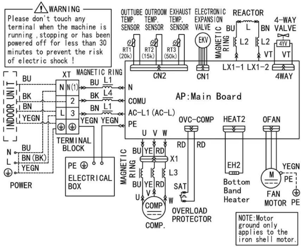 GREE GWH-09-ANC-O - Schaltpläne - 1