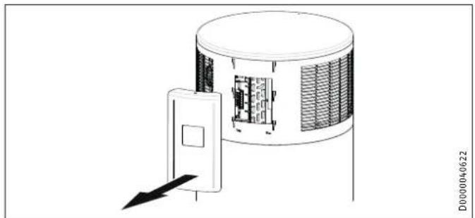 STIEBEL ELTRON WWK 222H - Removing the appliance cover - 2