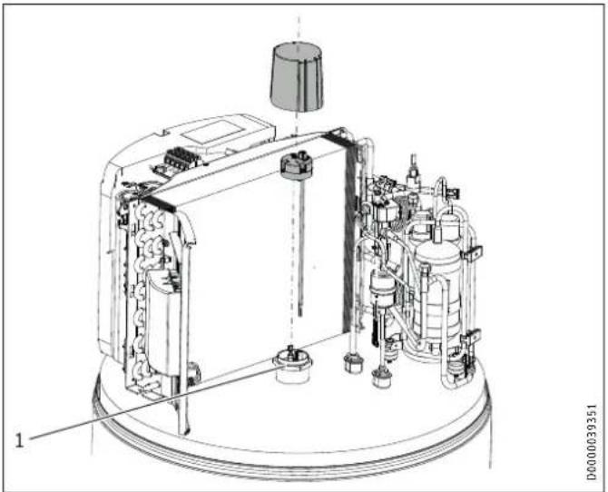 STIEBEL ELTRON WWK 302 - Descaling the electric emergency/booster heater - 1