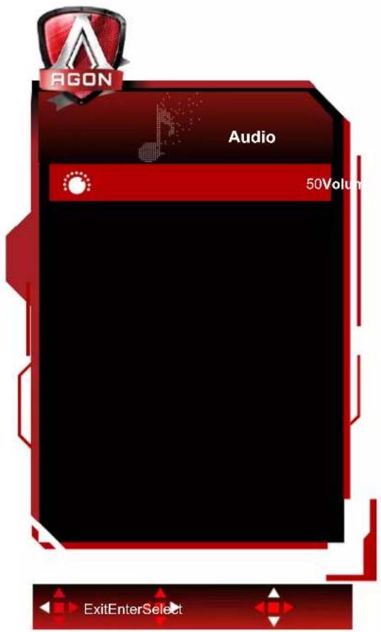 AGON Audio 50Volume ExitEnterSelect