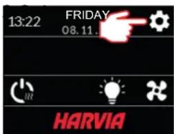 HARVIA C-serie C400400VKK - Erstes Wochenprogramm - 1