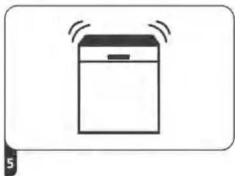 CORBERO CLVM6021W - Dobrar as prateleiras de copos - 4