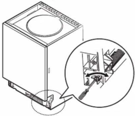 CORBERO CLVM6021W - Paso 3. Ajuste de tensión del resorte de la puerta - 1