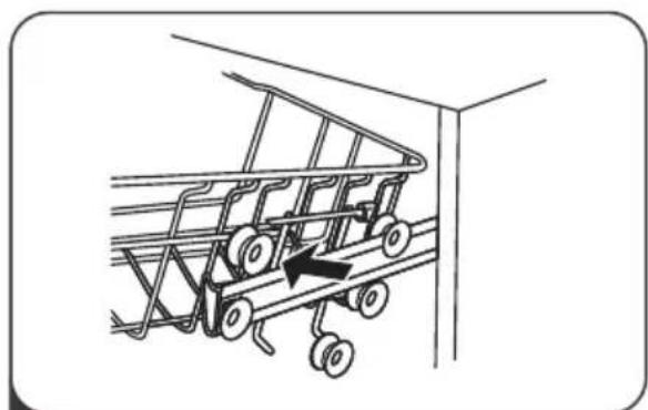 CORBERO CLVM6021W - Adjusting the upper basket - 2