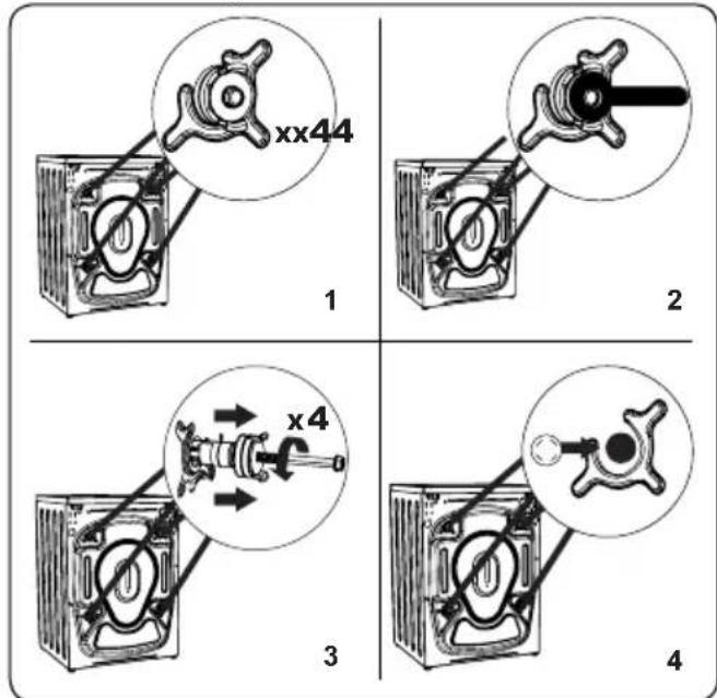 CORBERO E-CLAV81219 - Removing the Transit Bolts - 1