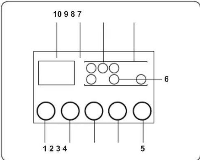 10 9 8 7 6 1 2 3 4 5
