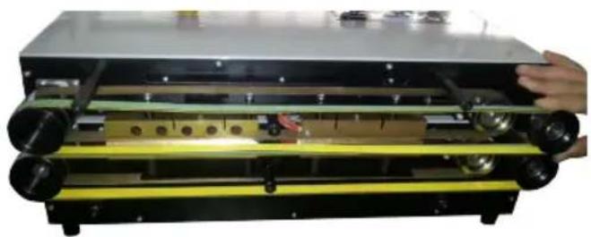 Royal Sovereign RBW-1500 - DON'T TRY TO REPLACE BELTS WHEN MACHINE IS HOT - 8
