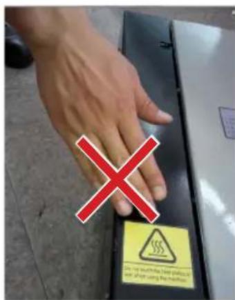 SS Do not switch the load of a device and when using a free method