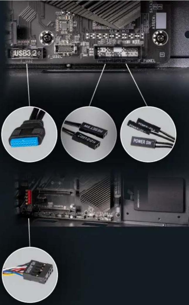 USB3.2 F_US2 F_US2C CLR CNO5 ASSEM PANEL MS L3639I GOSW-ON POWER FDJ POWER SW POWER SW