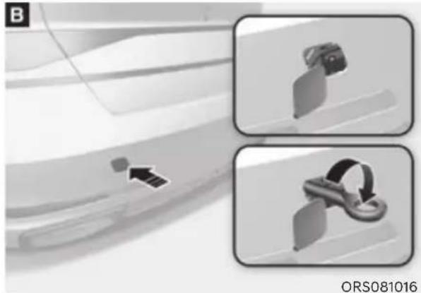 HYUNDAI Genesis G90 (2023) - Removable Towing Hook - 2