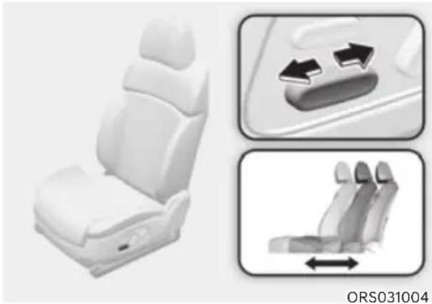 HYUNDAI Genesis G90 (2023) - Forward and rearward adjustment - 1