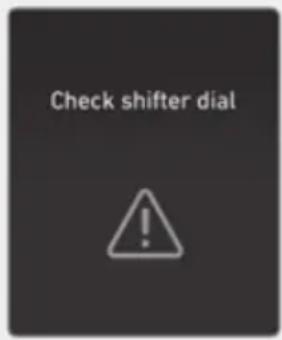 Check shifter dial