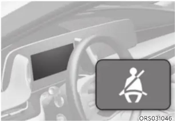 HYUNDAI Genesis G90 (2023) - Seat Belt Warning Light Front seat belt warning - 1