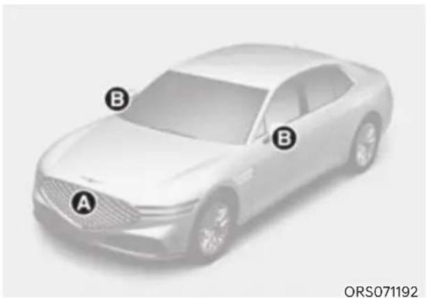 HYUNDAI Genesis G90 (2023) - Parking Collision-Avoidance Assist disabled - 1